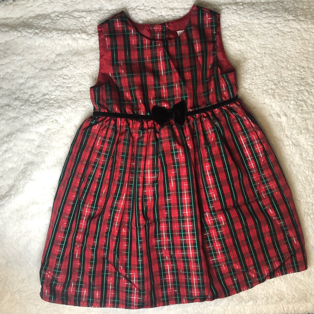 CHRISTMAS GIRL DRESS GEORGE 5T